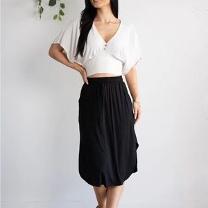 Navy Sozy Camillla Skirt - XL